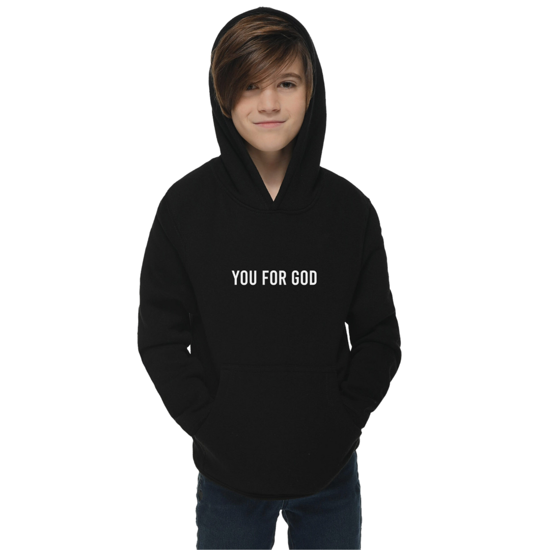 YFG Youth Hoodie - Black Noir