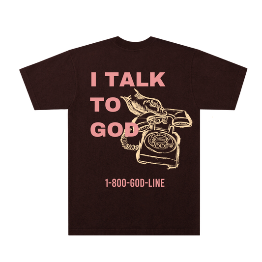 I Talk To God - Pink + Brown