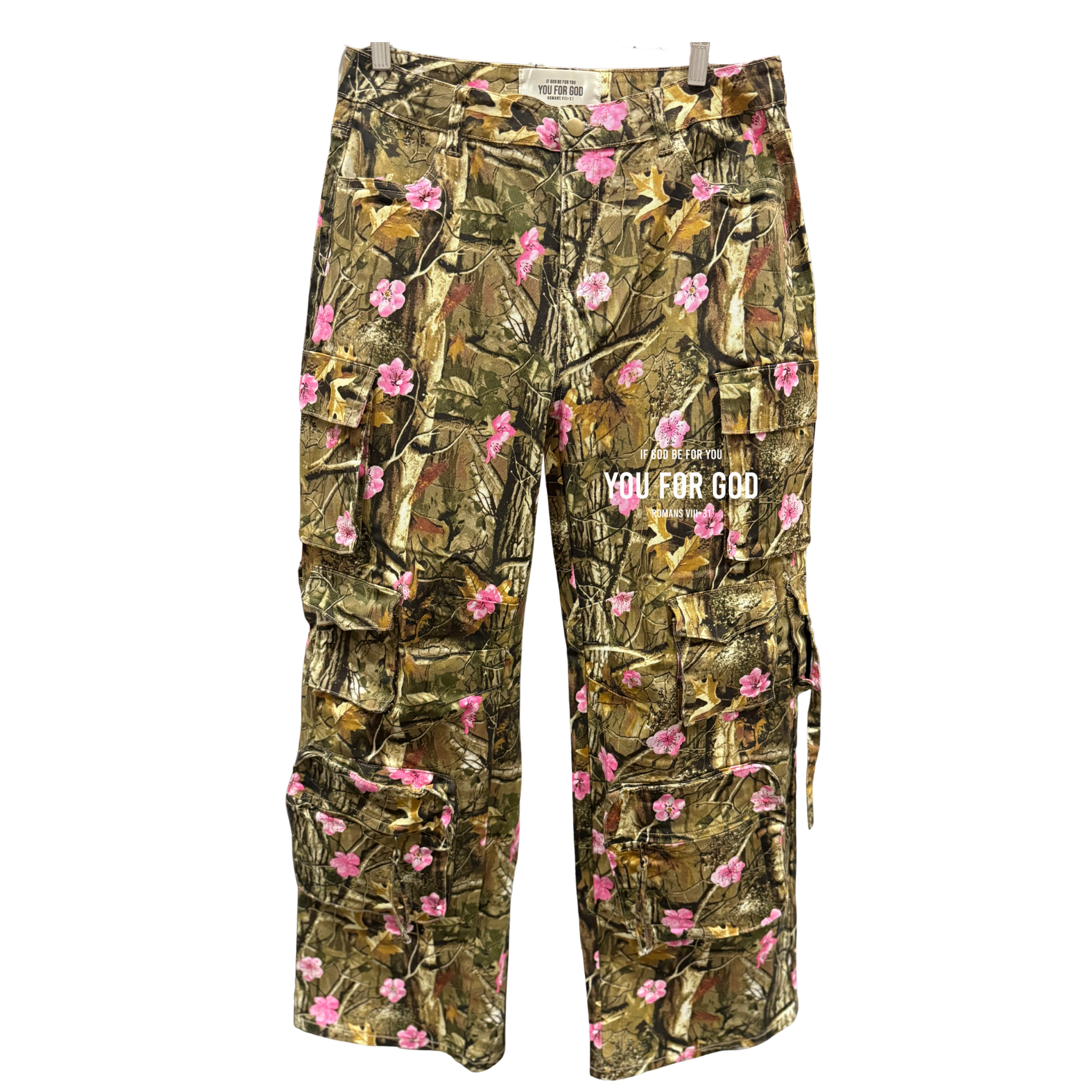 【YOUHEE】CAMO FLOWER FATIGUE PANTS Floral Camo Pant – You For God