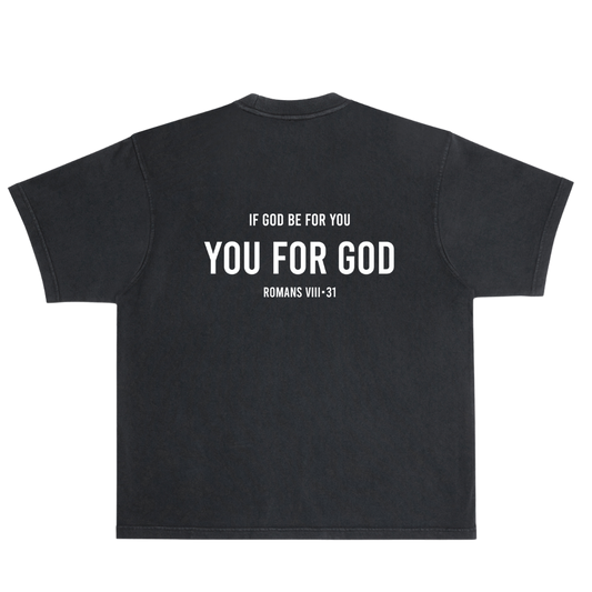 If God before you- Noir Black + White