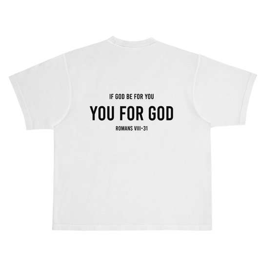 If God before you- White + Noir Black
