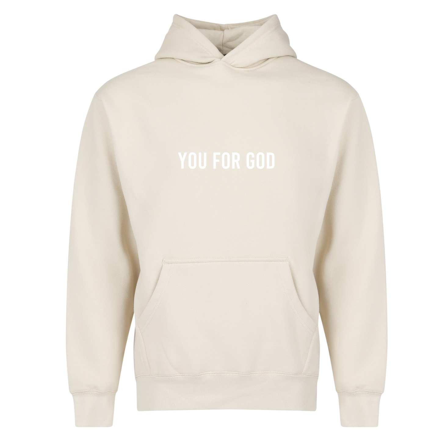 If God Be For You Hoodie- Bone