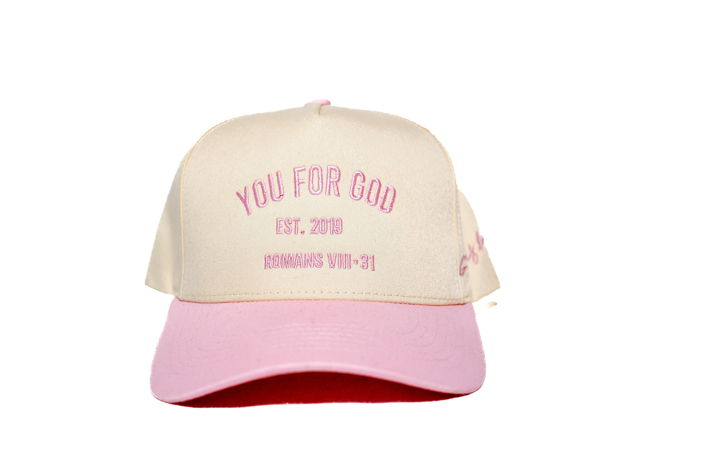 YFG Classic SnapBack Pink + Tan