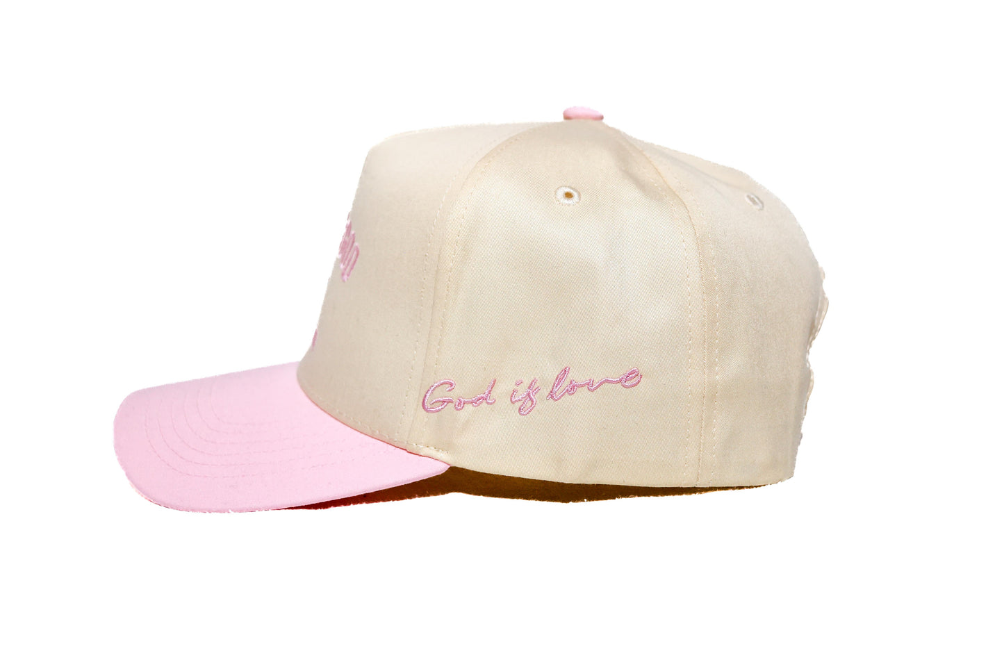 YFG Classic SnapBack Pink + Tan