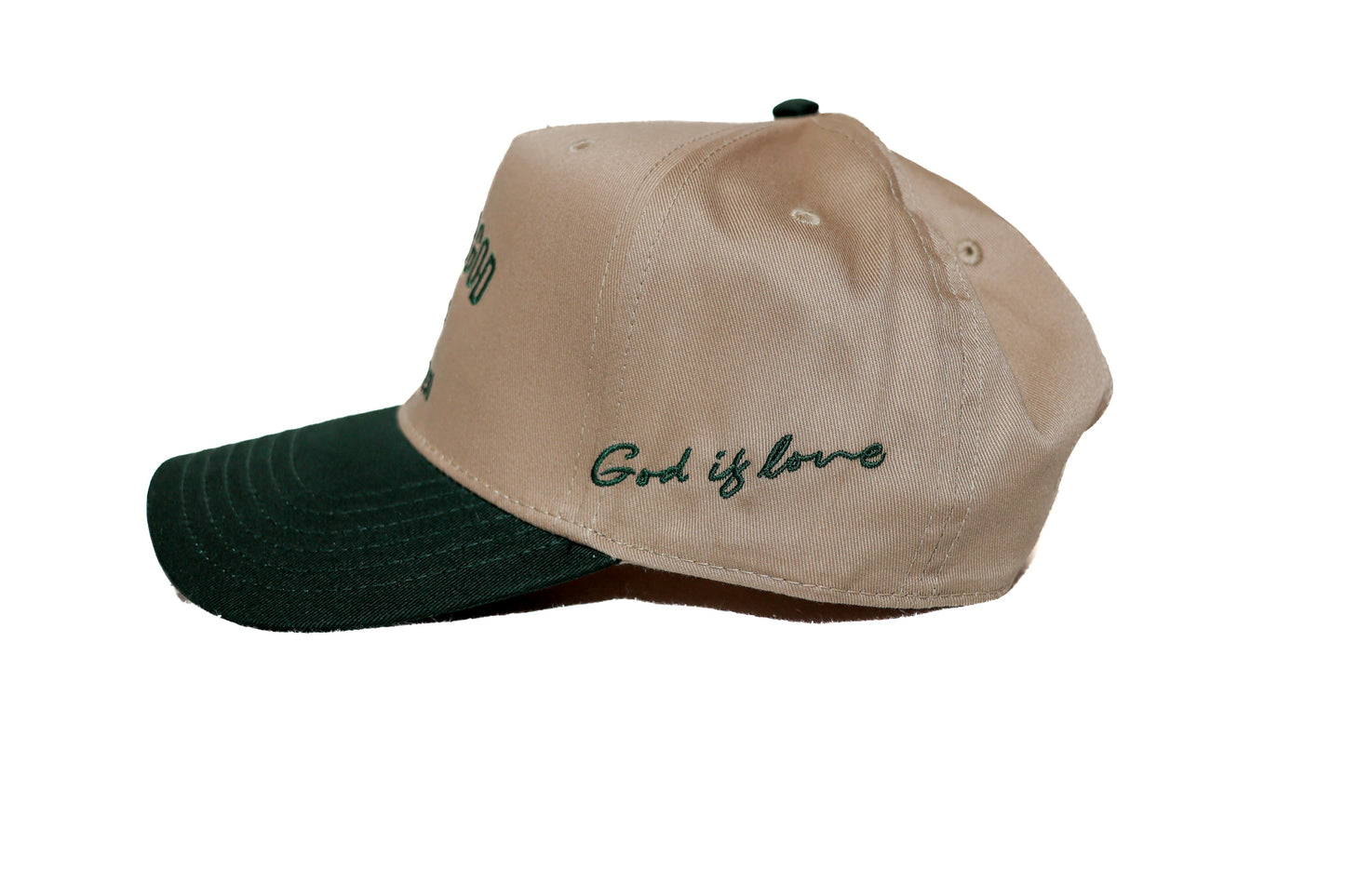 YFG Classic Snapback Tan + Forest Green