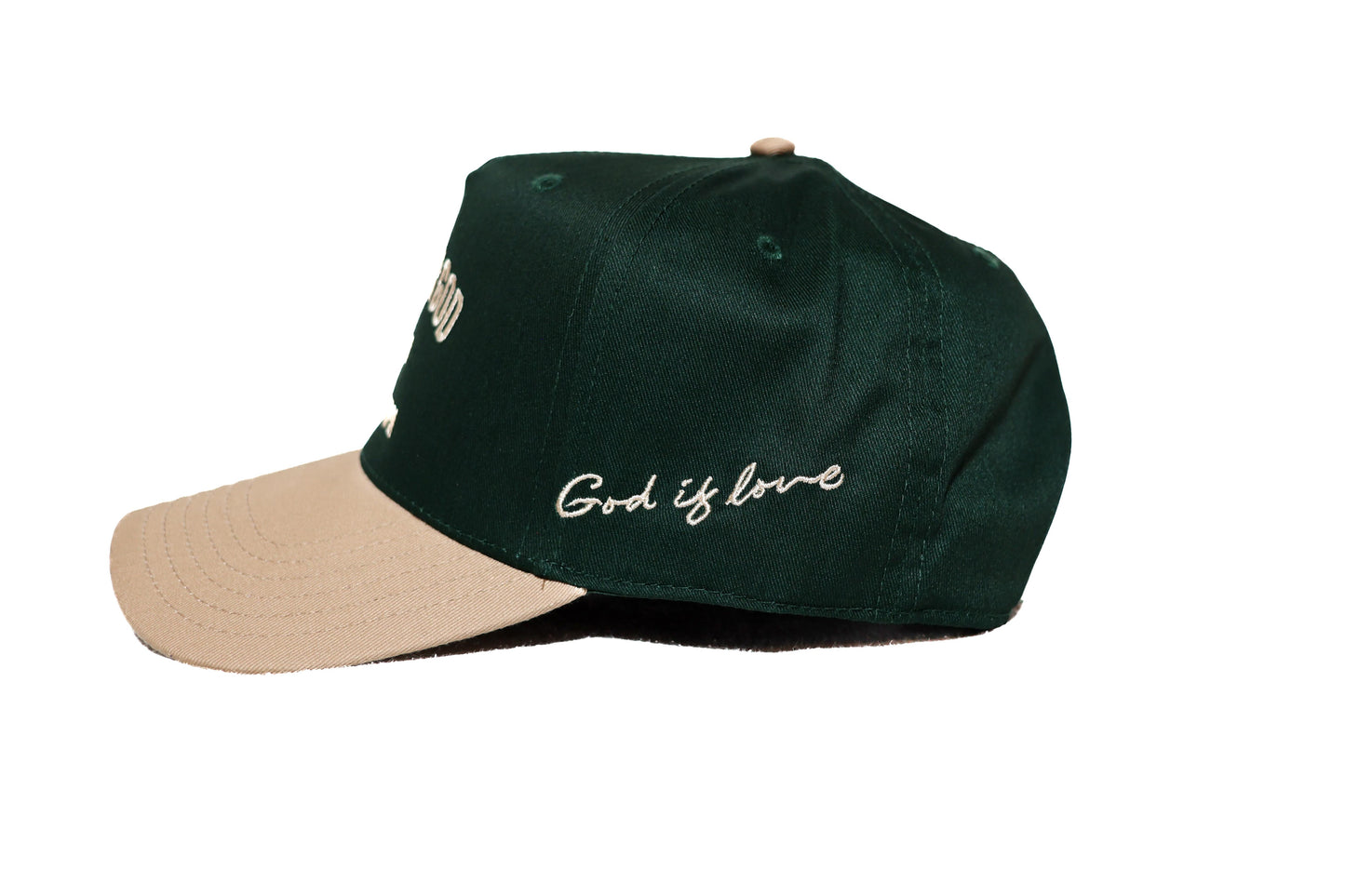 YFG Classic Snapback Forest Green + Tan