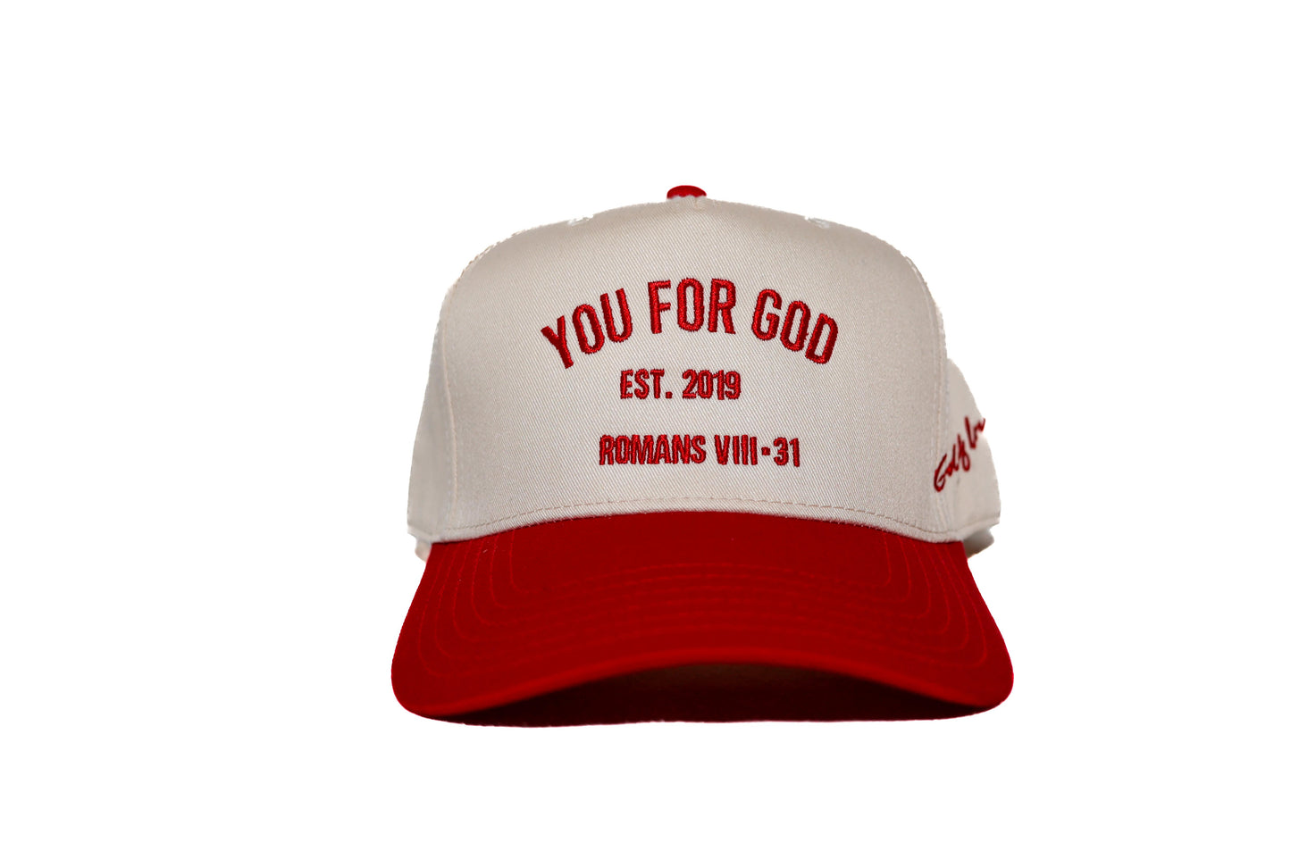 YFG Classic SnapBack Tan + Red