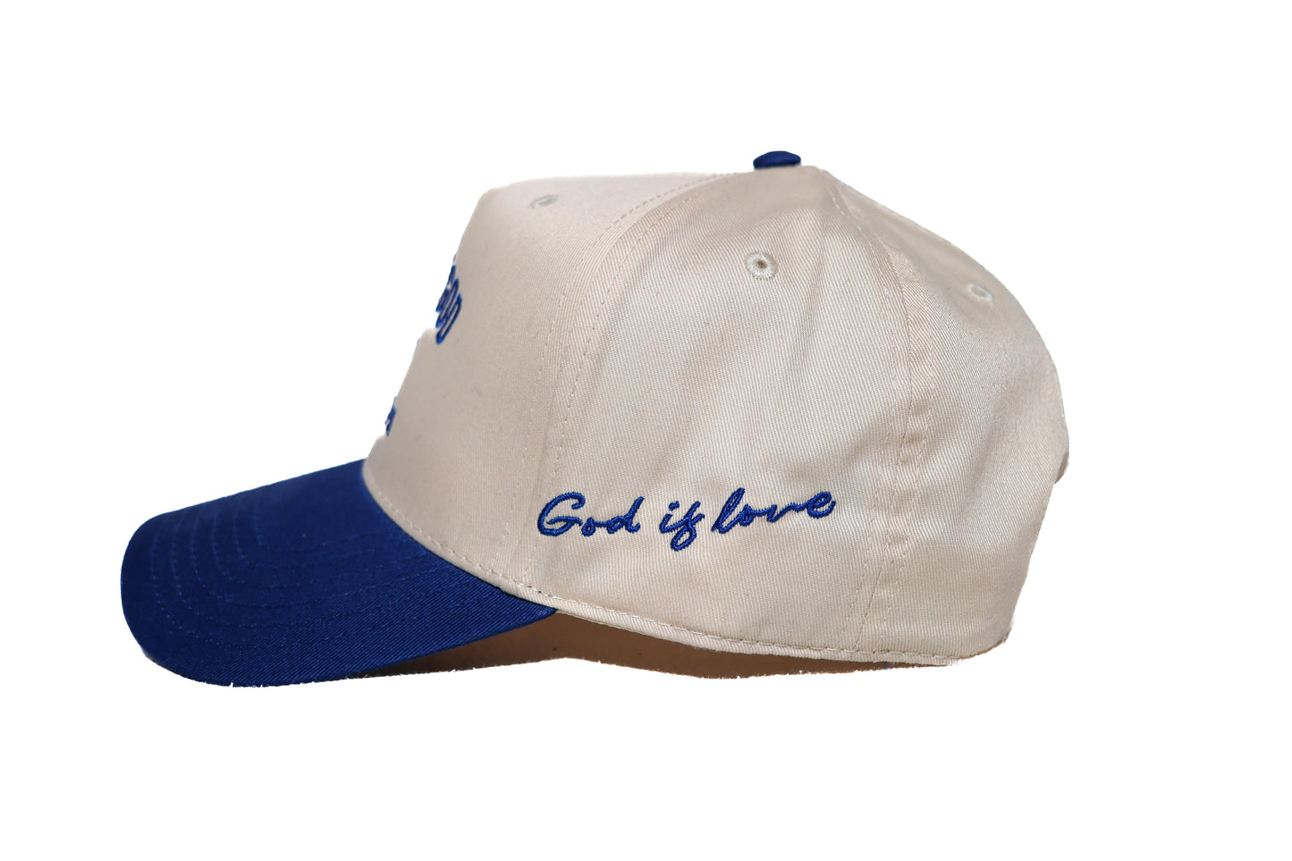 YFG Classic Snapback Tan + Blue