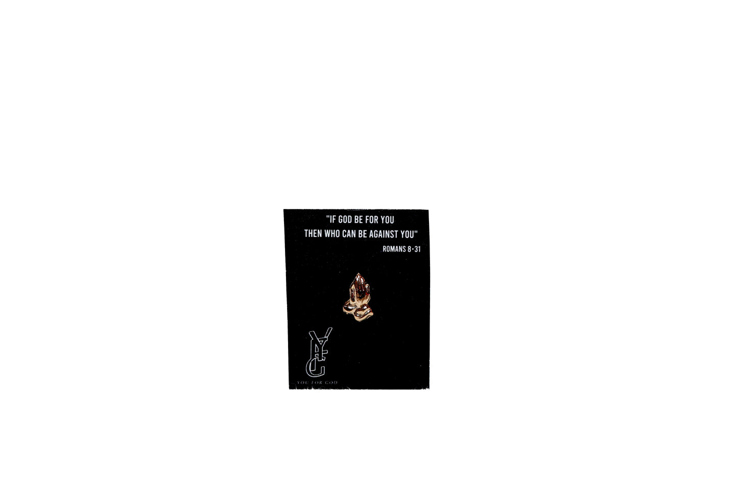 You For God: Praying Hands Pin
