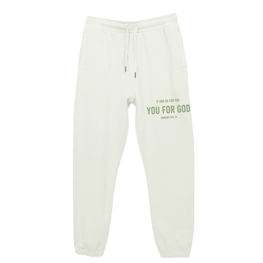 You For God Sweatpants - Pista Green