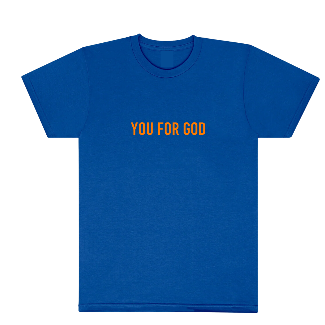 I Talk To God - Royal Blue + Orange