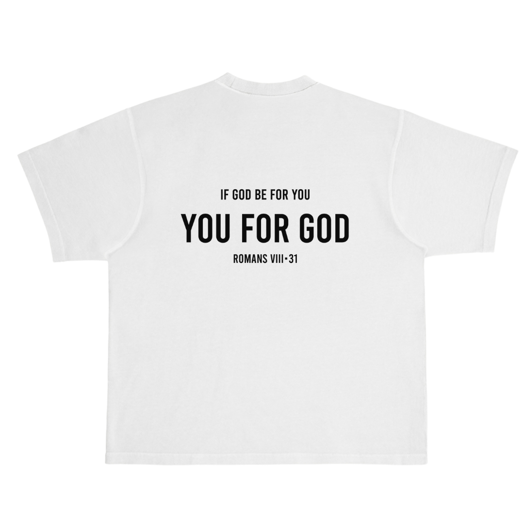 If God Be For You - Frost White + Noir