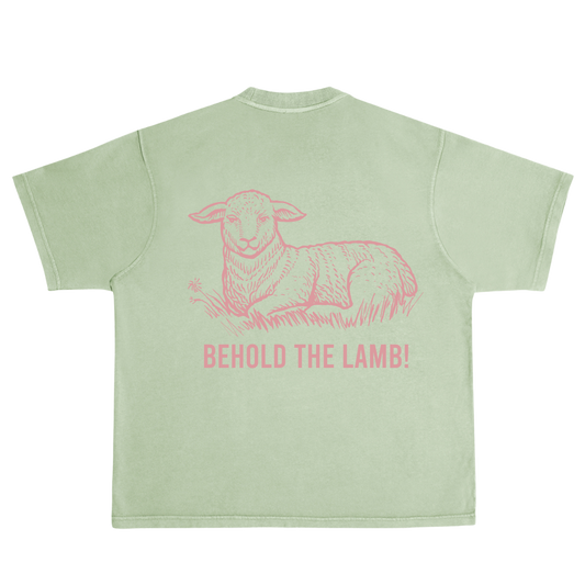 The Lamb of God: Sage Mint + Rose Blush