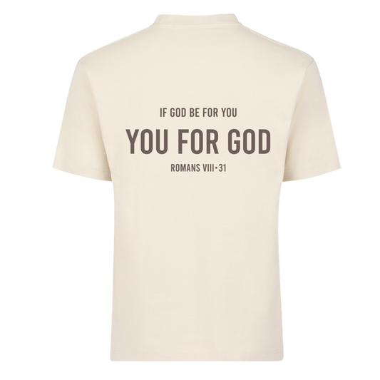 If God Be For You- OFF White + Chocolate