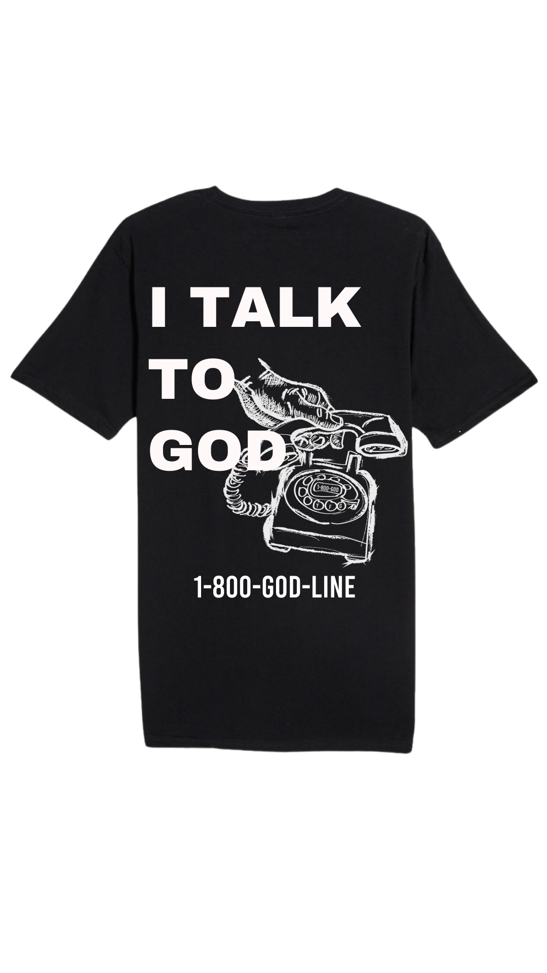 I Talk To God - Black Noir + White