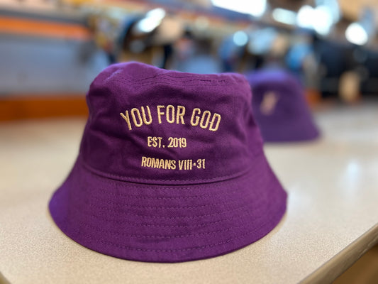 YFG Bucket Hat - Purple + Gold