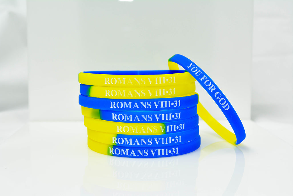 YFG 3-Pack Wristband - Blue + Yellow